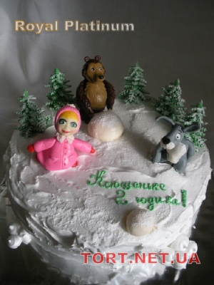 Торт Маша и медведь_23