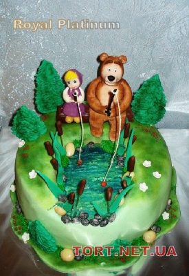 Торт Маша и медведь_38