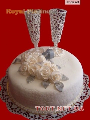 Свадебный торт 1 ярус_34