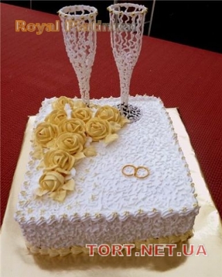 Свадебный торт 1 ярус_35