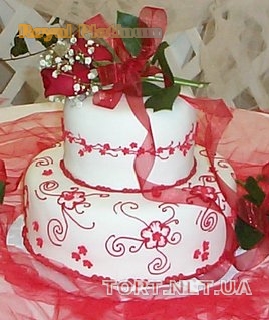 Свадебный торт 2 яруса_125