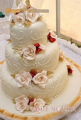 Свадебный торт 3 яруса_287