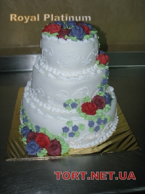 Свадебный торт 3 яруса_524