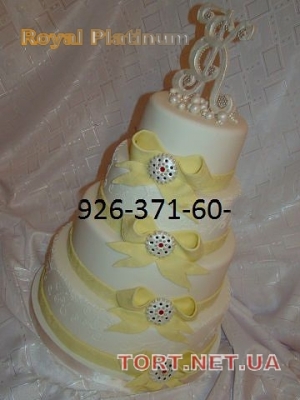 Свадебный торт 4 яруса_123