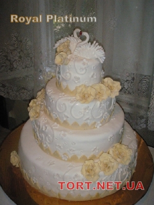 Свадебный торт 4 яруса_138