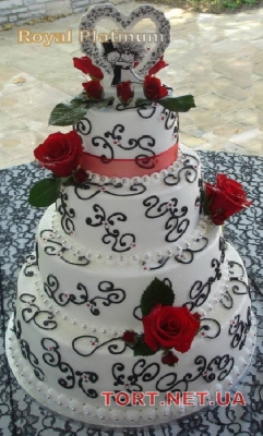 Свадебный торт 4 яруса_171