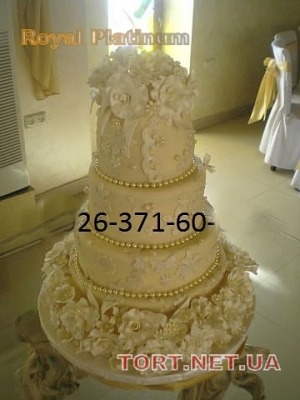 Свадебный торт 4 яруса_239