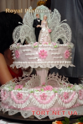 Свадебный торт из крема_11