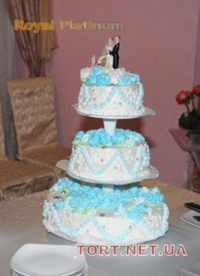 Свадебный торт из крема_24