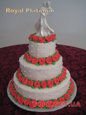 Свадебный торт из крема_31