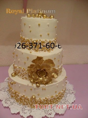 Свадебный торт из крема_36