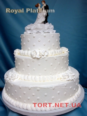 Свадебный торт из крема_46