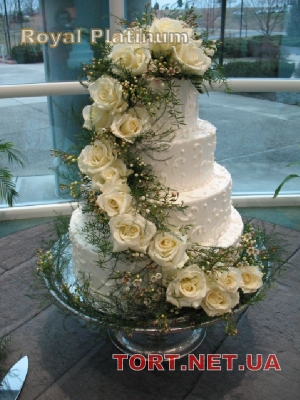 Свадебный торт из крема_48