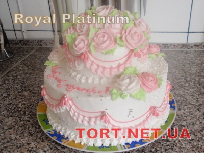 Свадебный торт из крема_55