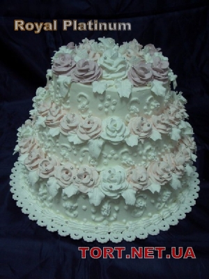 Свадебный торт из крема_59