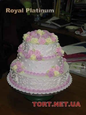 Свадебный торт из крема_64
