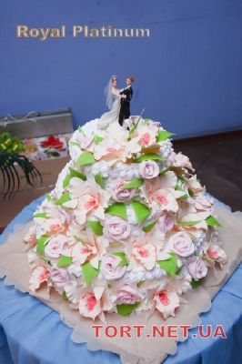 Свадебный торт из крема_75