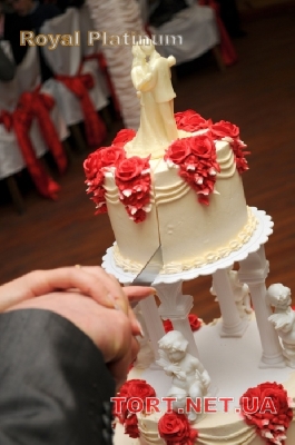 Свадебный торт на подставке_14