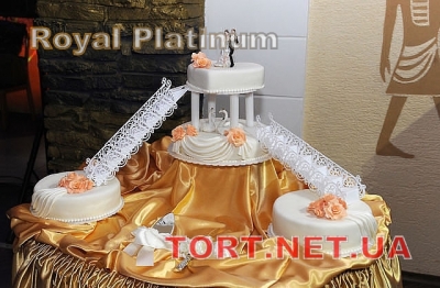 Свадебный торт на подставке_16