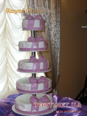 Свадебный торт на подставке_22