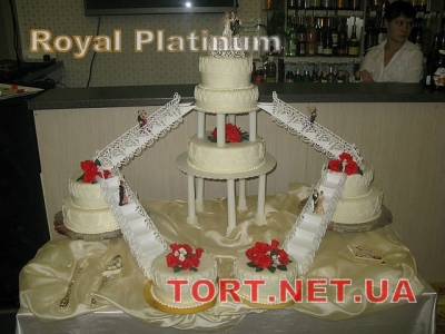 Свадебный торт на подставке_25