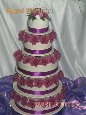 Свадебный торт на подставке_26