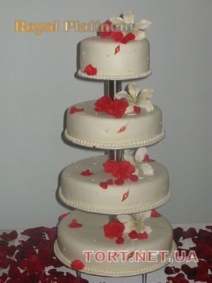 Свадебный торт на подставке_30