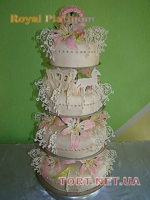 Свадебный торт на подставке_53