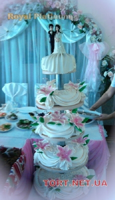 Свадебный торт на подставке_57