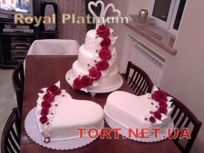 Свадебный торт Сердце_7