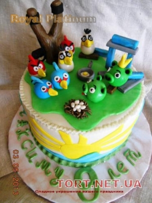 Торт Angry Birds (Злые птички)_16