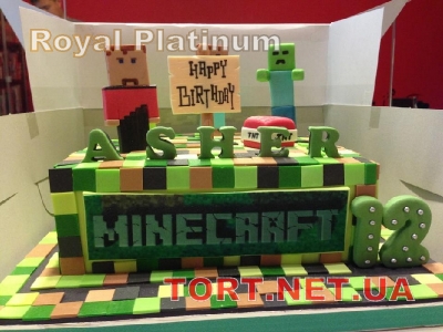Торт Minecraft (Майнкрафт)_16