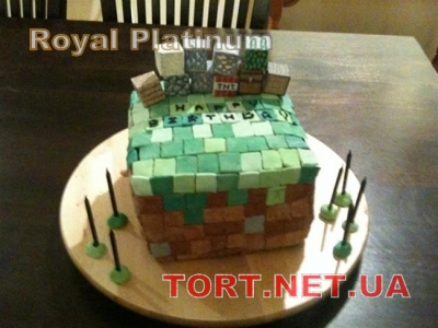 Торт Minecraft (Майнкрафт)_18
