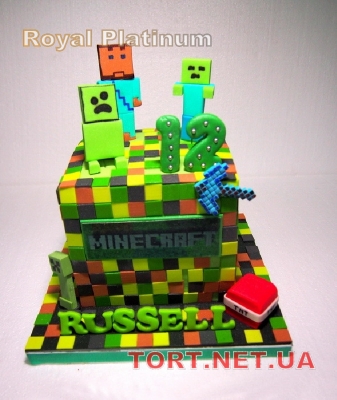 Торт Minecraft (Майнкрафт)_1