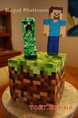 Торт Minecraft (Майнкрафт)_24
