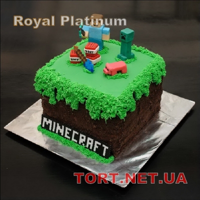 Торт Minecraft (Майнкрафт)_25