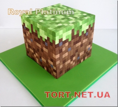 Торт Minecraft (Майнкрафт)_2