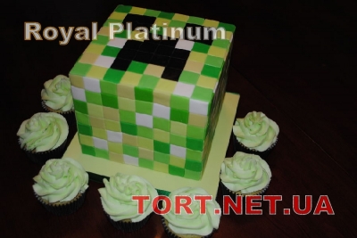 Торт Minecraft (Майнкрафт)_5