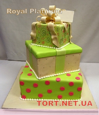 Торт в виде коробки_43