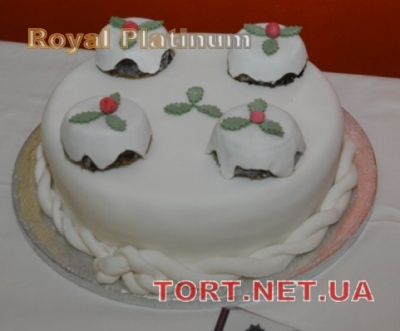Зимний торт на Новый год_104