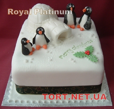 Зимний торт на Новый год_152