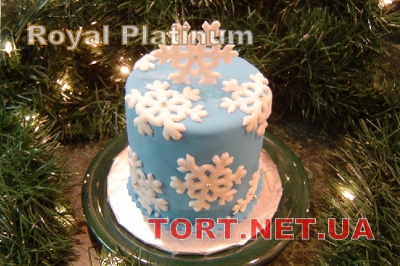 Зимний торт на Новый год_159