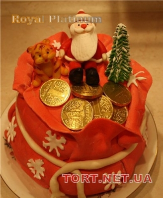 Зимний торт на Новый год_264