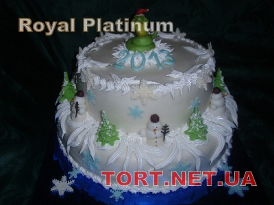 Зимний торт на Новый год_27