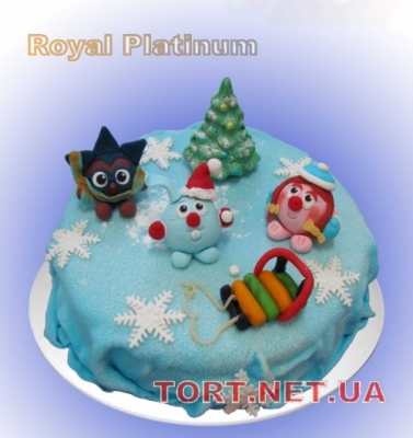Зимний торт на Новый год_30