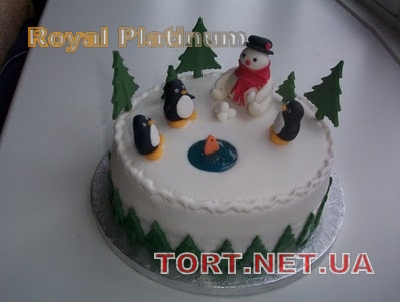 Зимний торт на Новый год_387