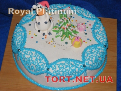 Зимний торт на Новый год_44