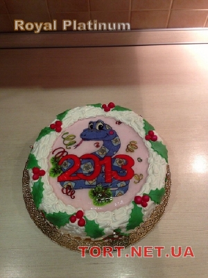 Зимний торт на Новый год_6