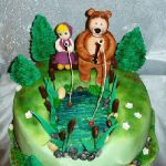 Торт Маша и медведь_38