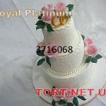 Свадебный торт 3 яруса_434